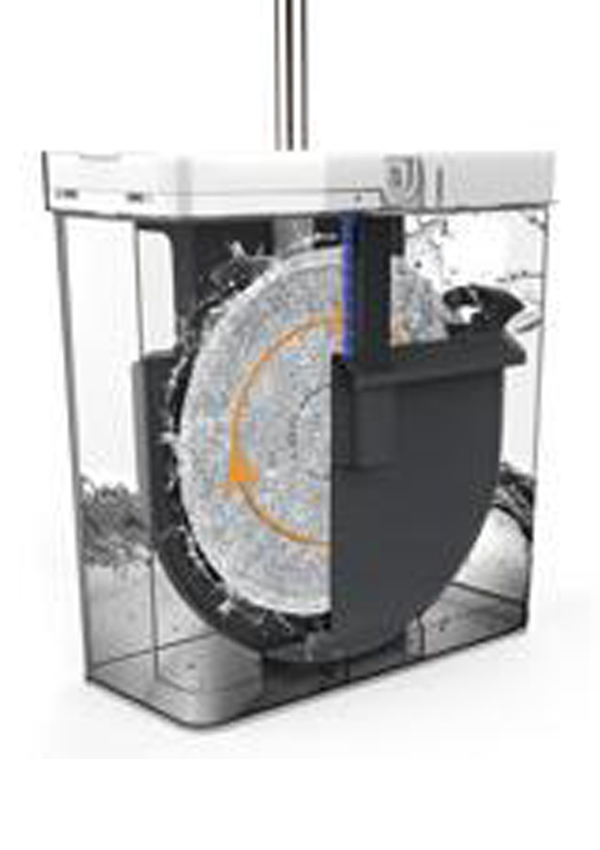 F17 バケット付きフラットモップのクリーニング