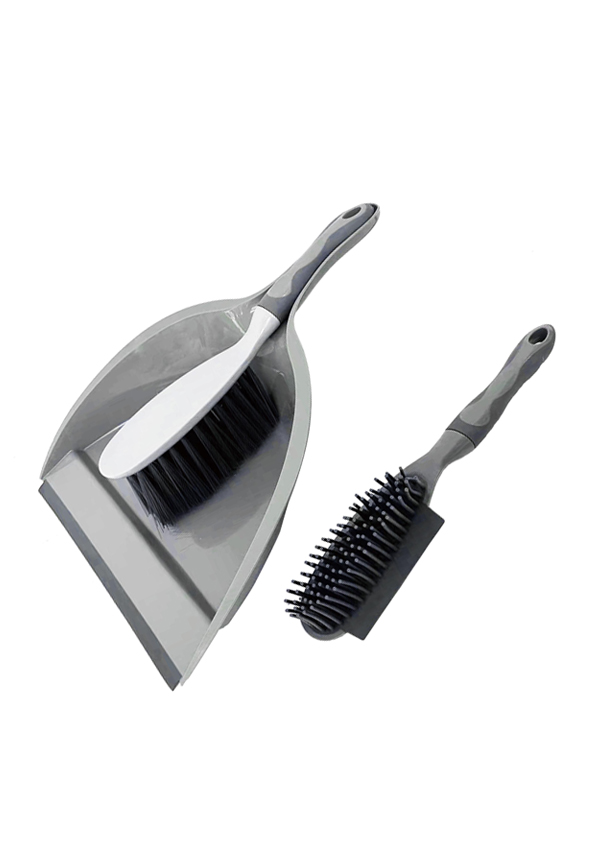 H2 コンパクトデスクトップほうきとちりとりセット