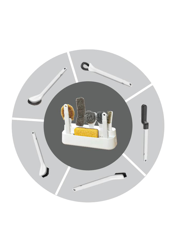 P17 ボトルブラシセット ストレージホルダー付き