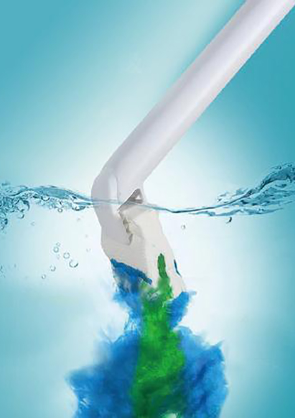 R1 自動吐出機能付き革新的な溶解可能なトイレブラシ