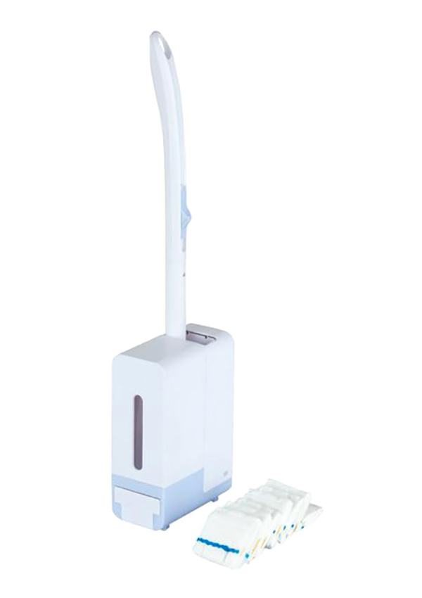 R1 自動吐出機能付き革新的な溶解可能なトイレブラシ