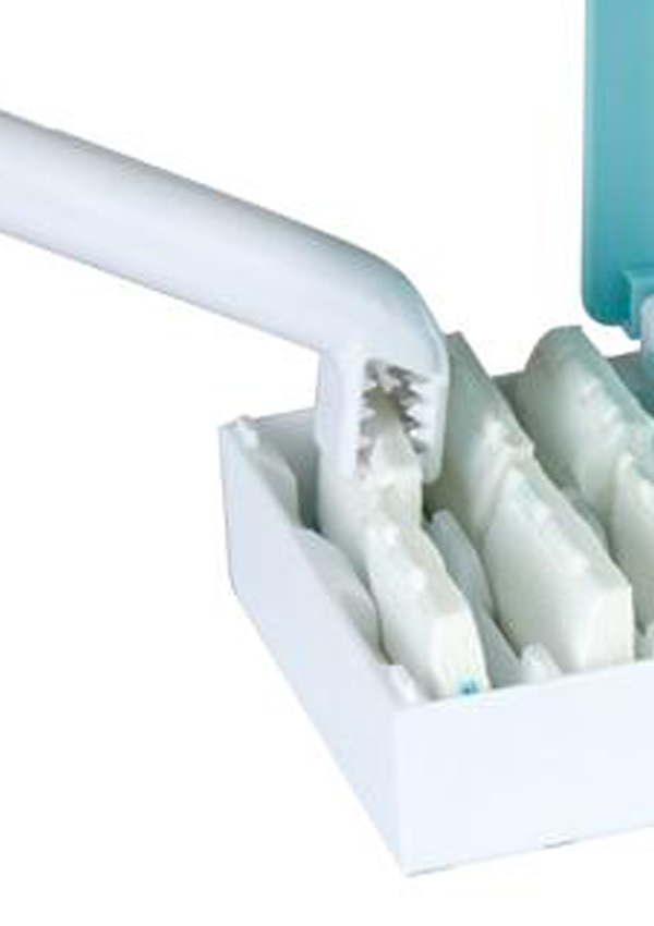 R1 自動吐出機能付き革新的な溶解可能なトイレブラシ